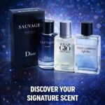 Dior Sauvage + D&G Light Blue + Acqua Di Gio Combo