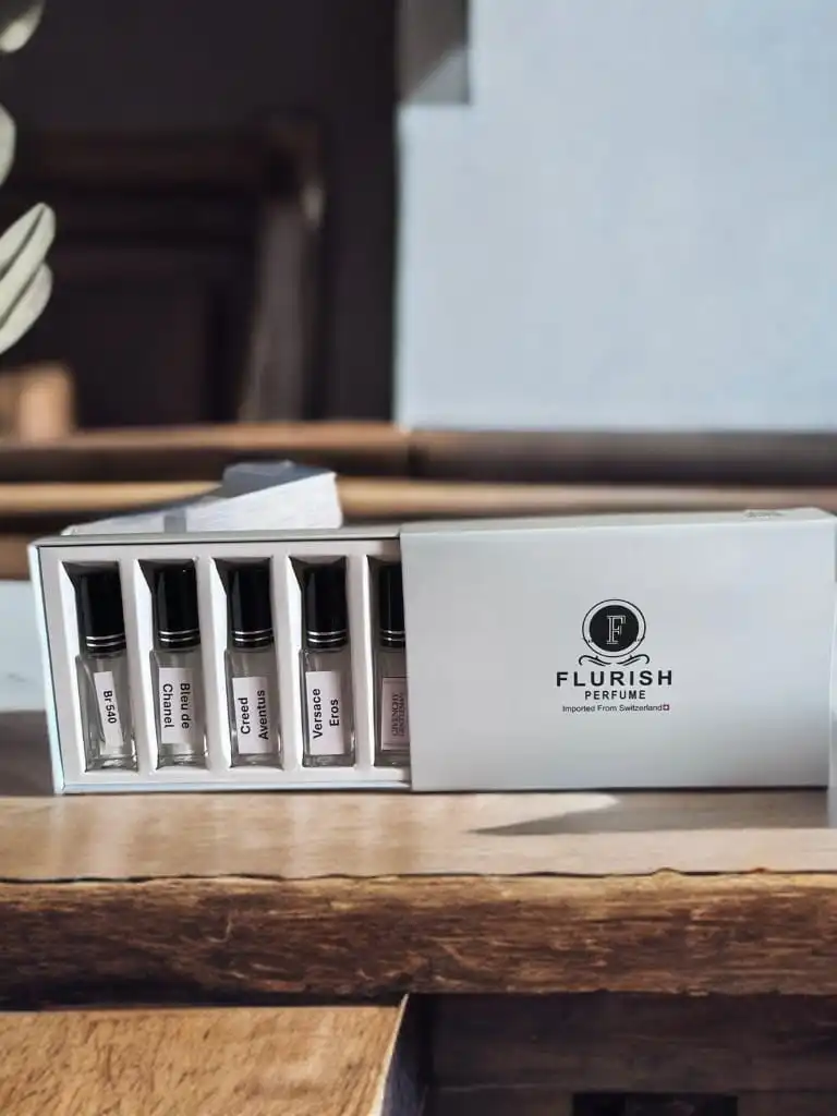 m41 Baccarat 540, Bleu de Chanel, Creed Aventus, Versace Eros, and Giorgio Armani Combo - Image 1